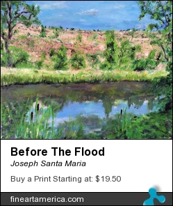 Before The Flood by Joseph Santa Maria - Painting - Oil On Canvas