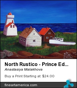 North Rustico - Prince Edwards Island by Anastasiya Malakhova - acrylic on canvas