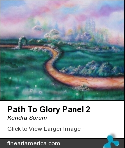 Path To Glory Panel 2 by Kendra Sorum - Painting - Acrylic On Artist Board