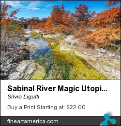 Sabinal River Magic Utopia Texas Hill Country by Silvio Ligutti - Photograph - Photography