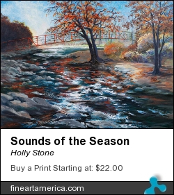 Sounds Of The Season by Holly Stone - Painting - Oil On Canvas