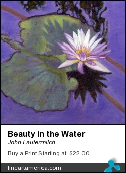 Beauty In The Water by John Lautermilch - Painting - Oil On Canvas Board