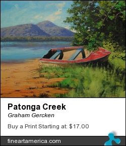 Patonga Creek by Graham Gercken - Painting - Oil On Canvas