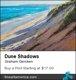 Dune Shadows by Graham Gercken - Painting - Oil On Canvas