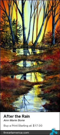 After The Rain by Ann Marie Bone - Painting - Acrylic On Canvas