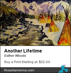Another Lifetime by Esther Woods - Painting - Watercolor