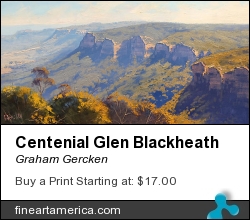 Centenial Glen Blackheath by Graham Gercken - Painting - Oil On Canvas