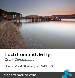 Loch Lomond Jetty by Grant Glendinning - Photograph - Photograph