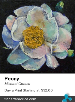 Peony by Michael Creese - Painting - Oil On Canvas