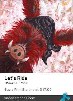 Let's Ride by Shawna Elliott - Painting - Acrylic On Canvas