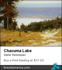 Chacuma Lake by Vahe Yeremyan - Painting - Oil On Canvas