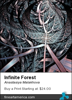Infinite Forest by Anastasiya Malakhova - fractal art