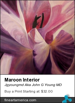 Maroon Interior by Jgyoungmd Aka John G Young MD - Painting
