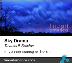 Sky Drama by Thomas R Fletcher - Photograph - Photography