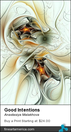Good Intentions by Anastasiya Malakhova - fractal art