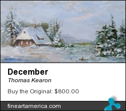 December by Thomas Kearon - Painting - Oil On Canvas